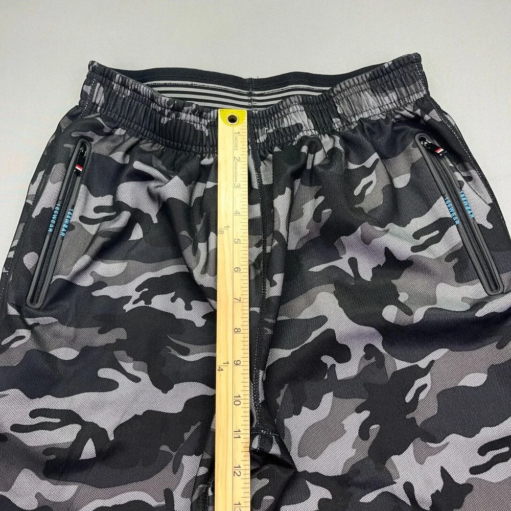 166Wear Camo Joggers Hiking Outdoor Pants Gorpcore Drawstring Waist 25 in Unisex